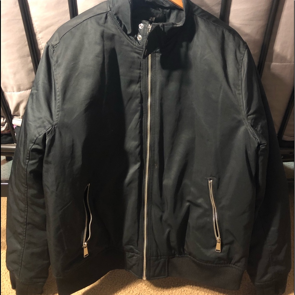 H&M men’s jacket L black